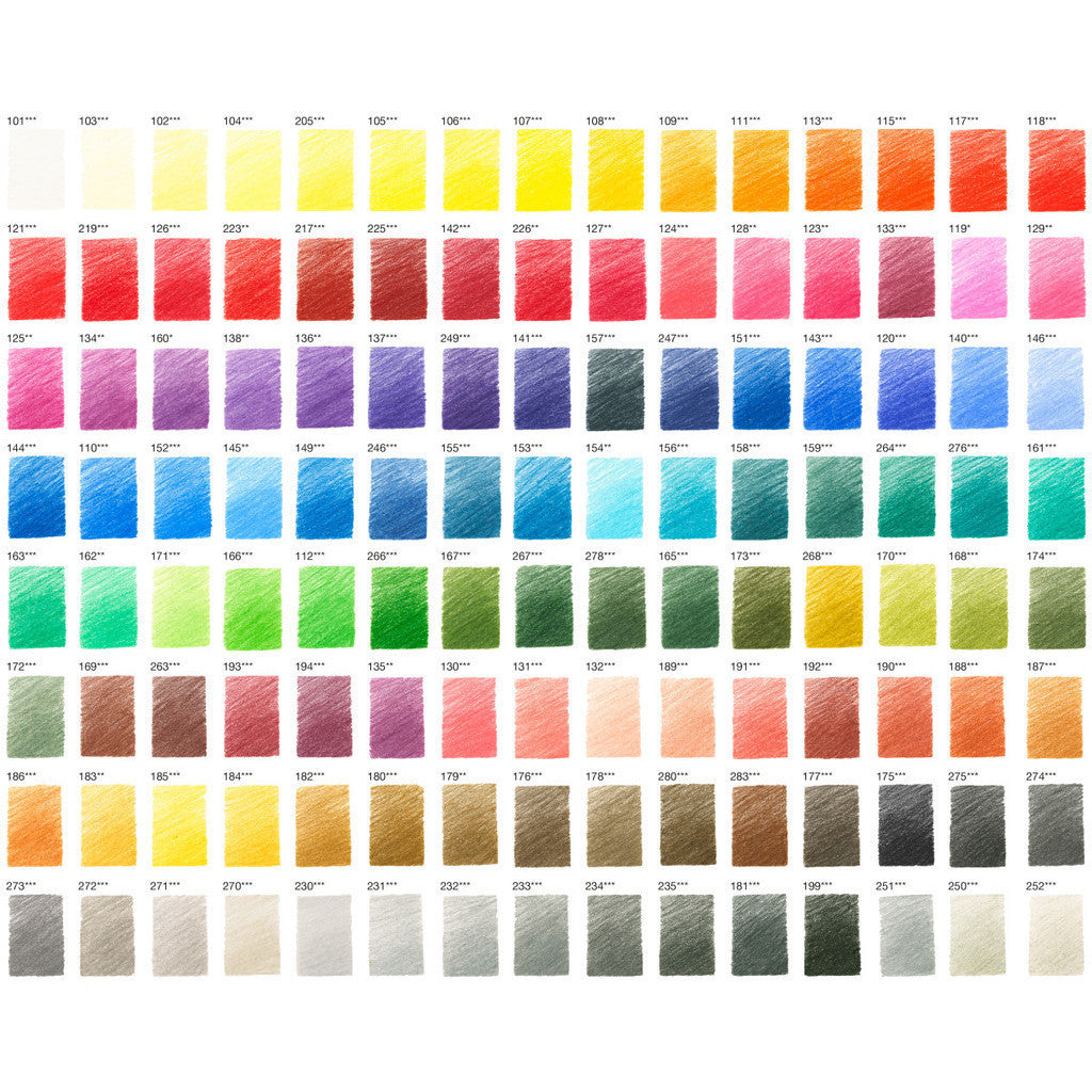 Polychromos Artists Colour Pencil Tin, 60/120 pieces