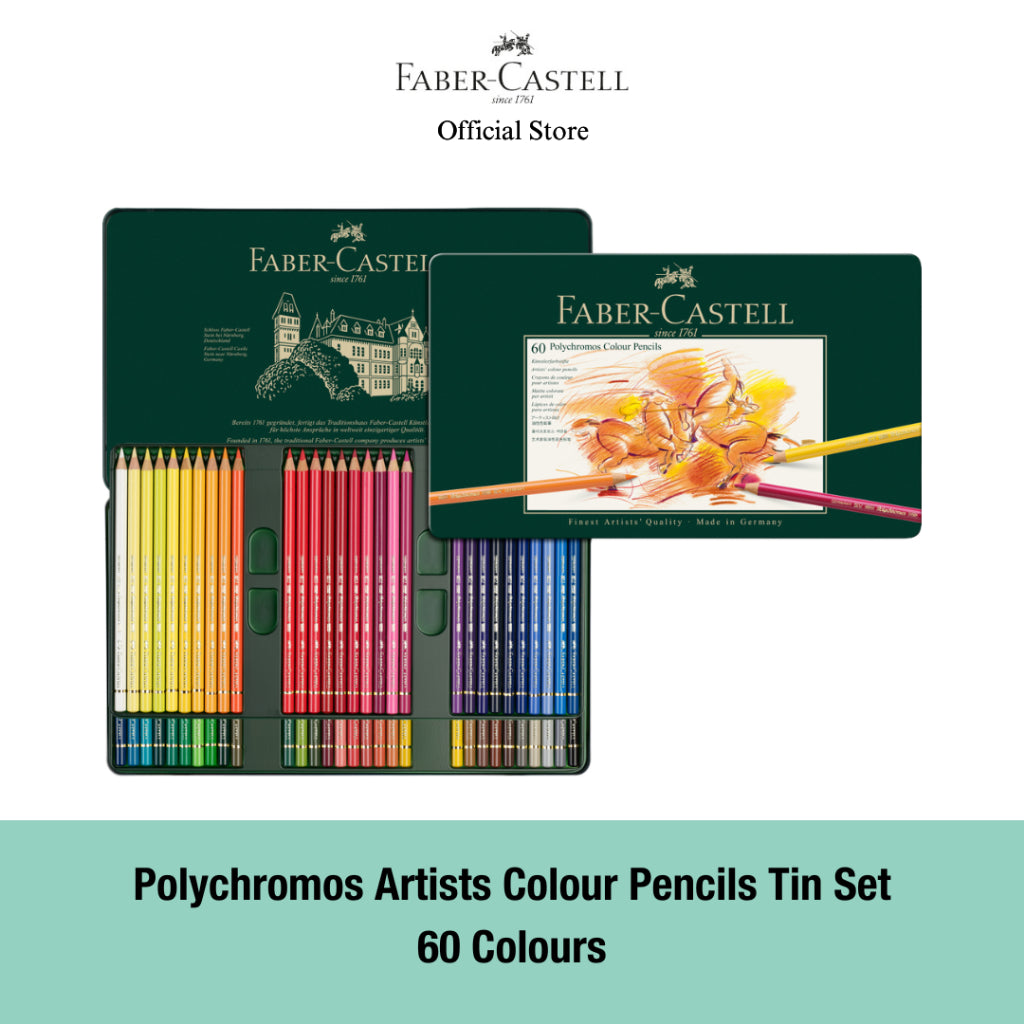 Polychromos Artists Colour Pencil Tin, 60/120 pieces