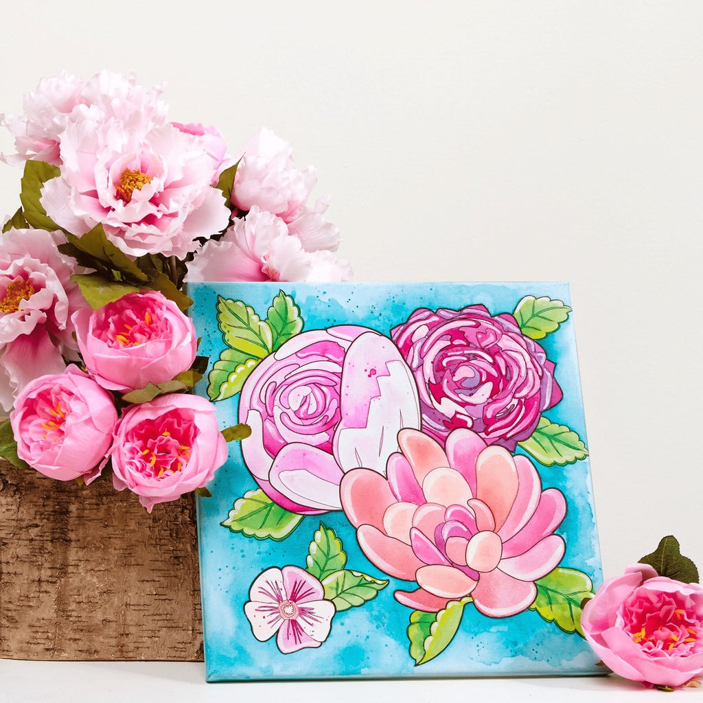 Watercolour Paint By Number Sets