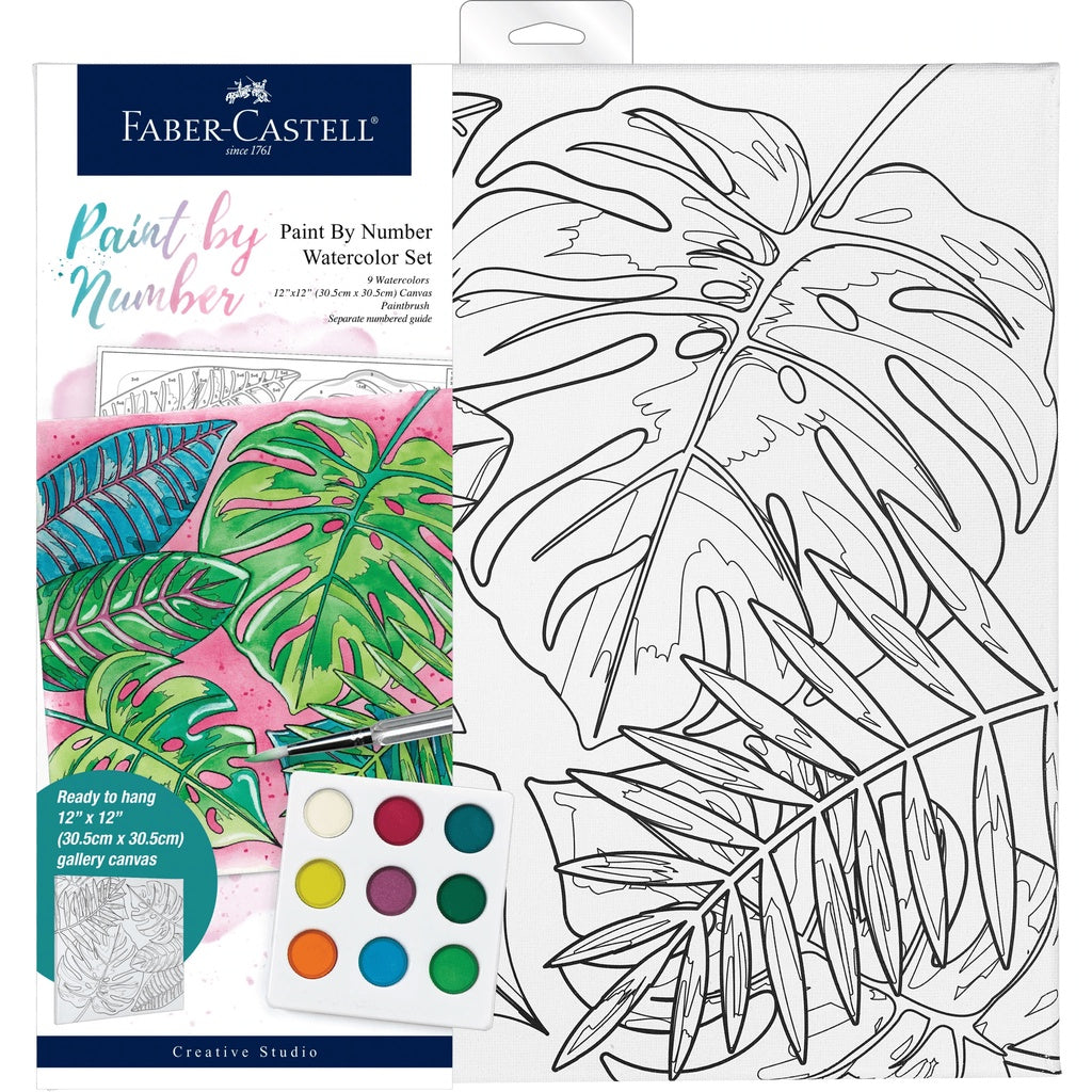 Watercolour Paint By Number Sets