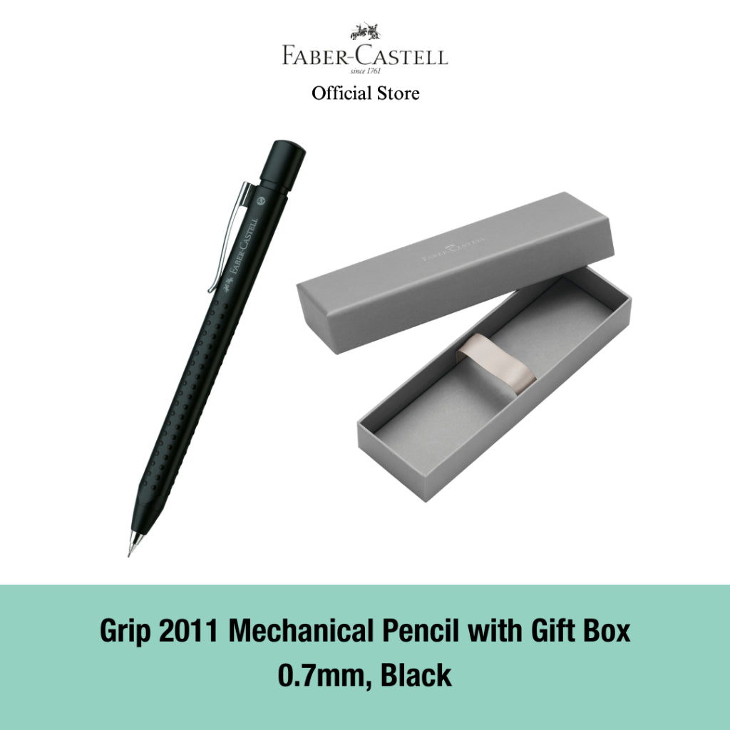 Grip 2011 Mechanical Pencil with Gift Box, Black/Classic Blue/Silver 0.7mm