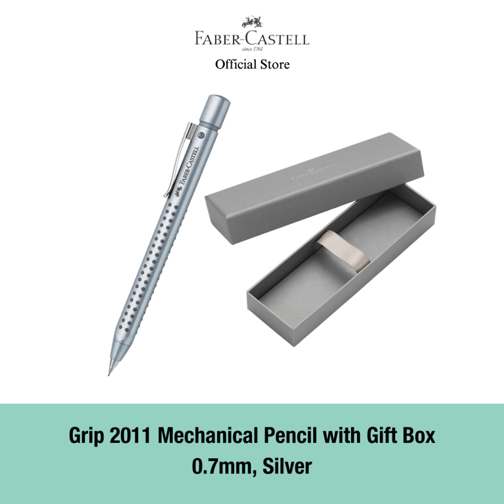 Grip 2011 Mechanical Pencil with Gift Box, Black/Classic Blue/Silver 0.7mm