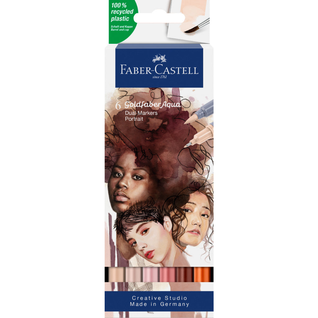 Goldfaber Aqua Dual Watercolour Markers sets of 6/12/18/24