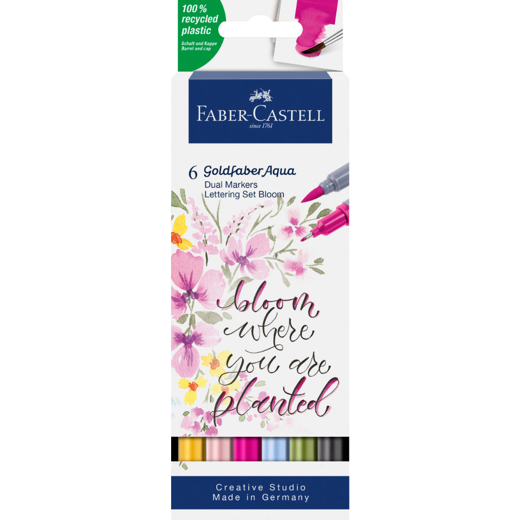 Goldfaber Aqua Dual Watercolour Markers sets of 6/12/18/24