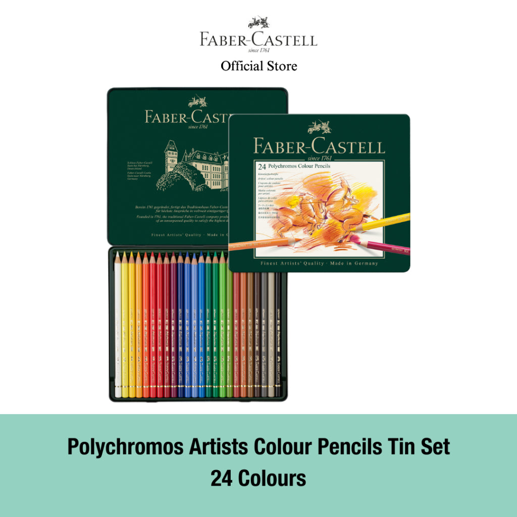 Polychromos Artists' Colour Pencil Tin, 12/24/36/60 pieces