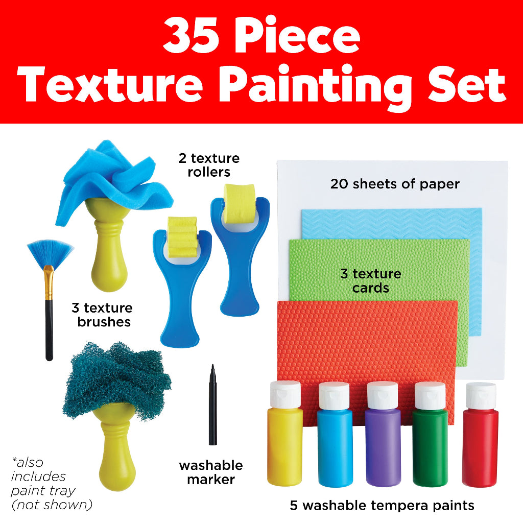 Young Artist Texture Painting Set - for young children