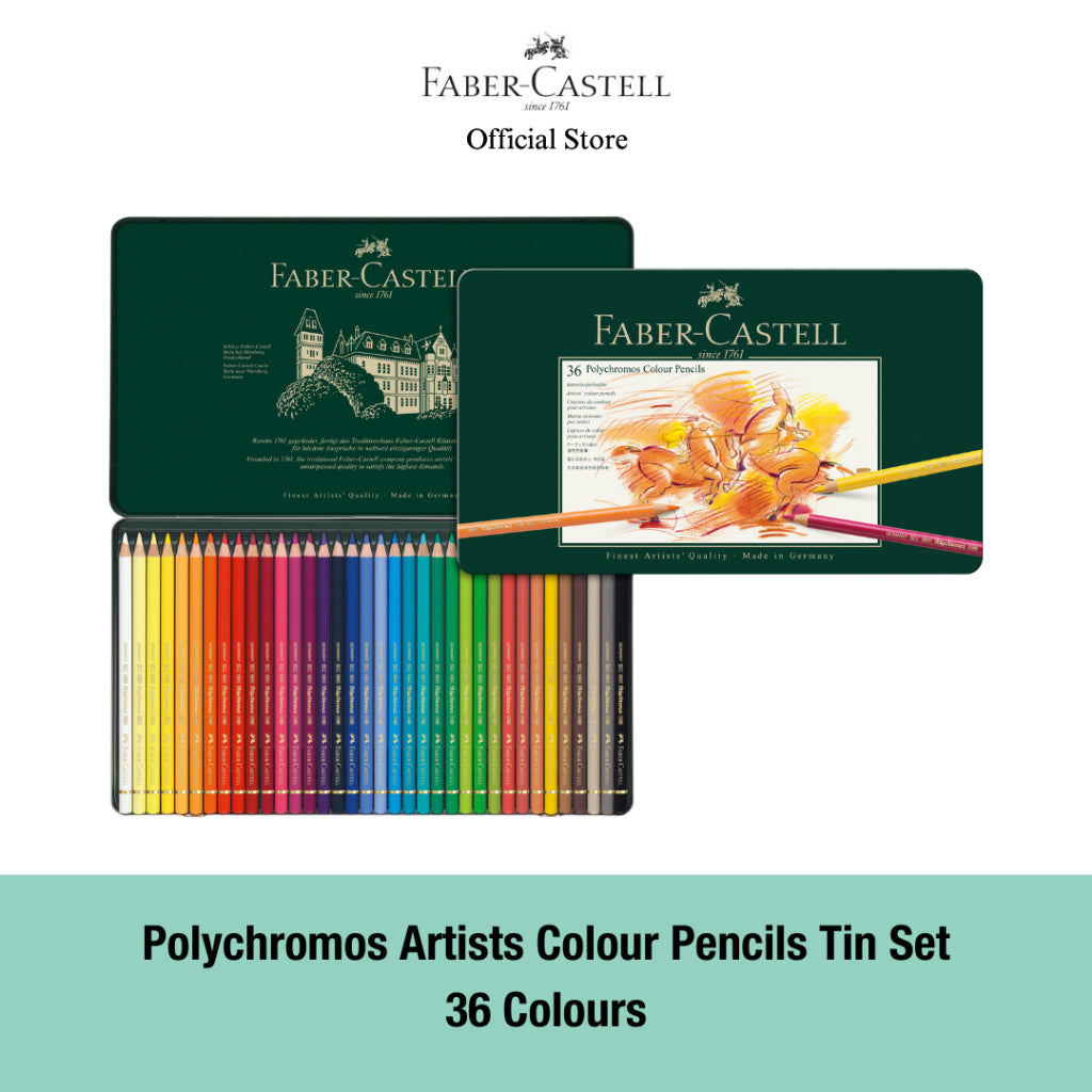 Polychromos Artists' Colour Pencil Tin, 12/24/36/60 pieces