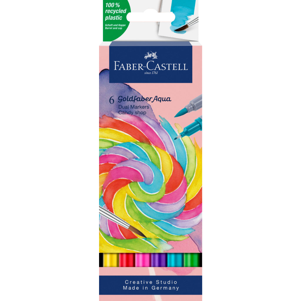 Goldfaber Aqua Dual Watercolour Markers sets of 6/12/18/24