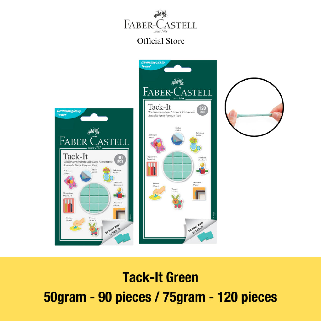 Tack-It Green/White, in 50g or 75g