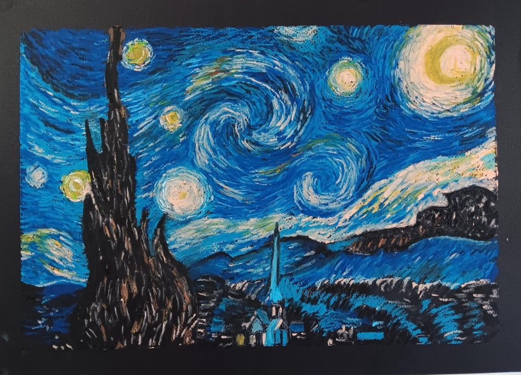 Black Edition Oil Pastel, 12/24 Colours