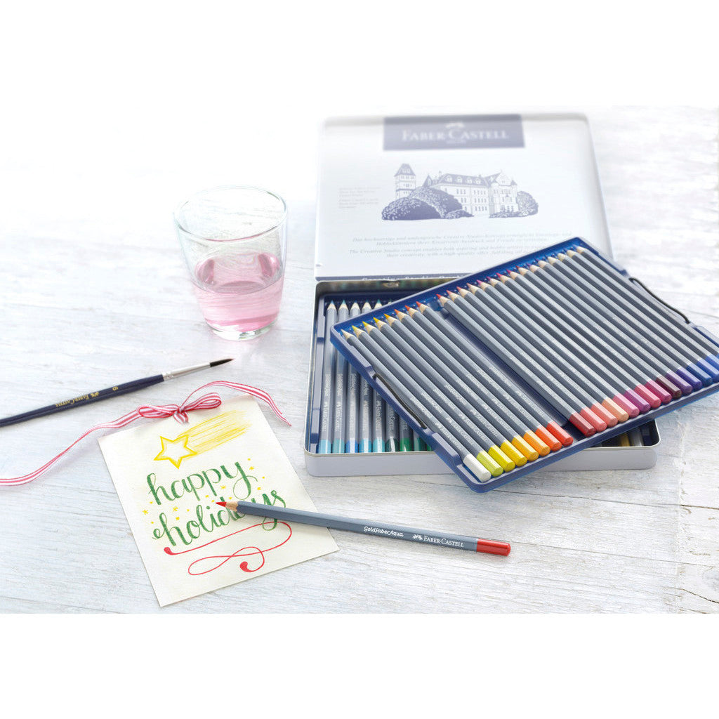 Goldfaber Aqua Watercolour Pencil Tin, 12/24/36/48-pieces
