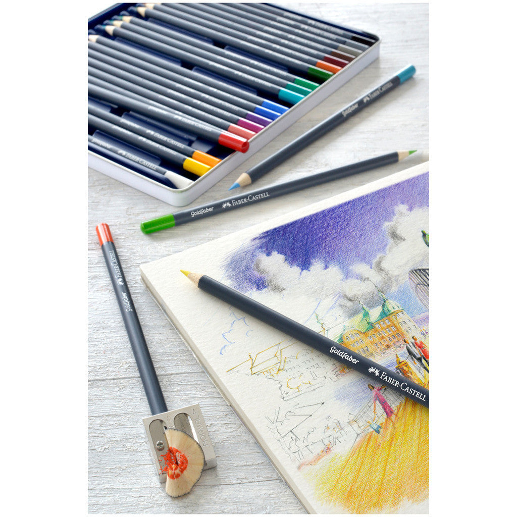 Goldfaber Colour Pencil Tin, 12/24/36/48-pieces