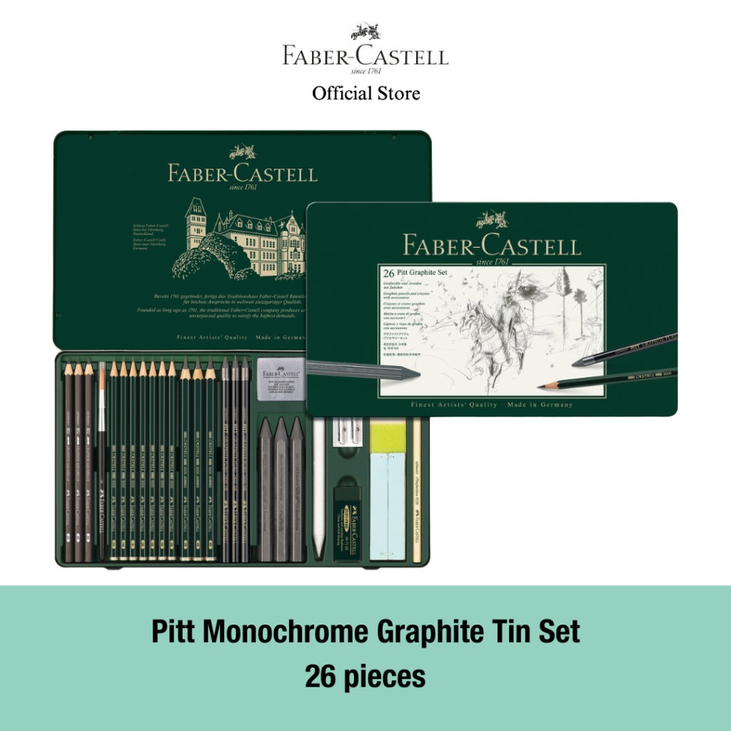 Pitt Monochrome Set, Small/Big/Charcoal Set