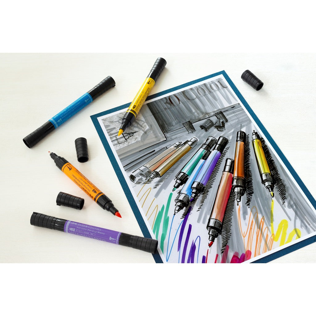 Pitt Artist Pen Dual Marker, India Ink - 5/10/20 Colours