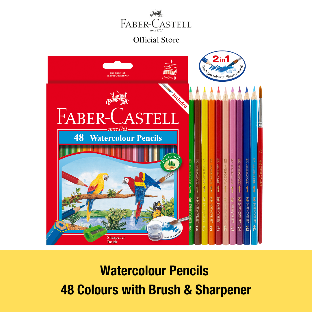 Watercolour Pencils Set in Cardboard Case (FSC)