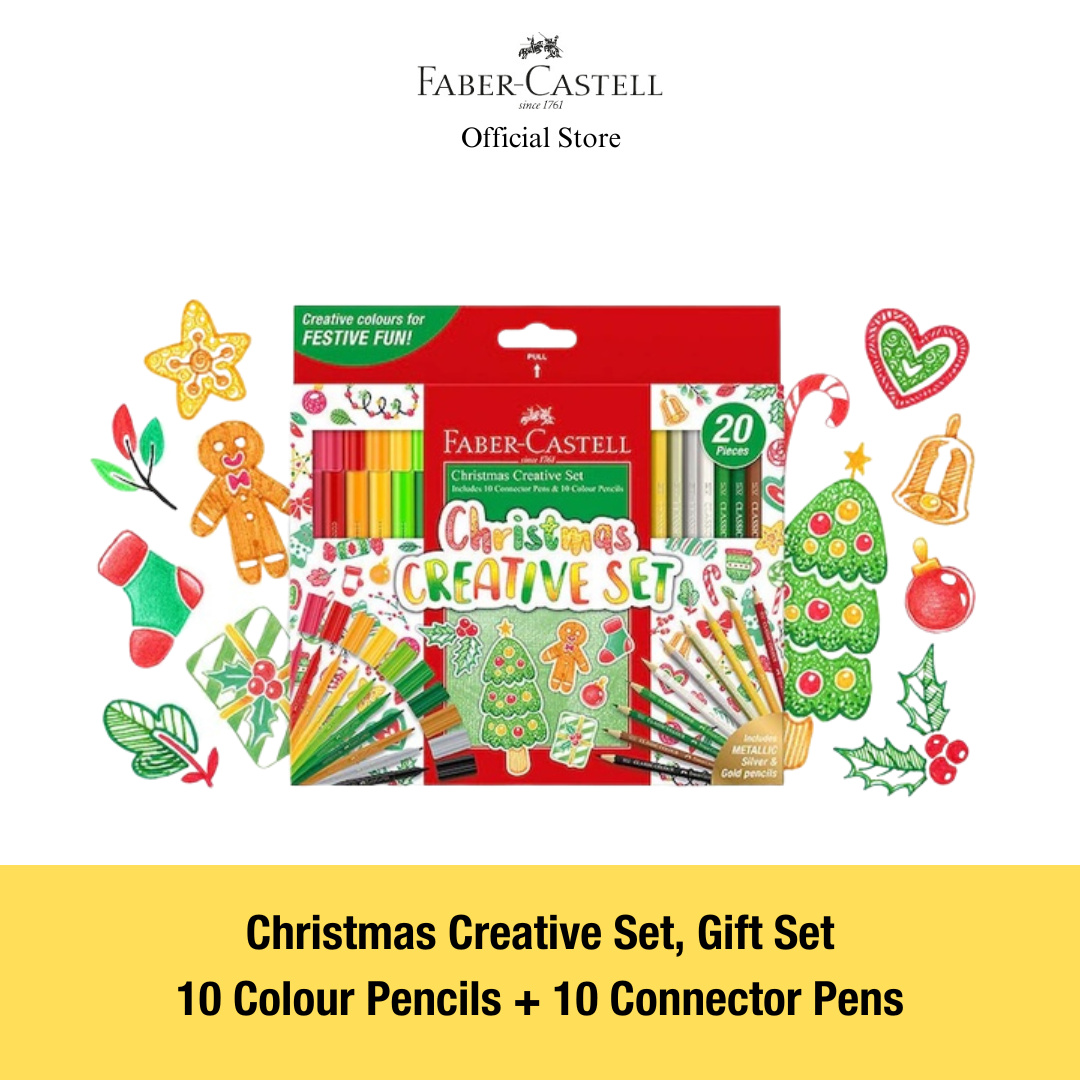 Christmas Creative Set - Colour Pencil & Connector Pen