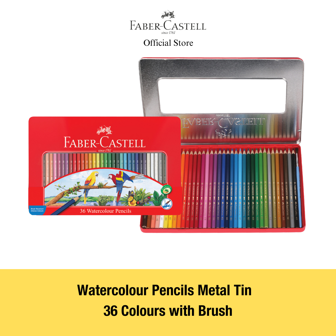 Watercolour Pencils in Metal Tin (FSC)