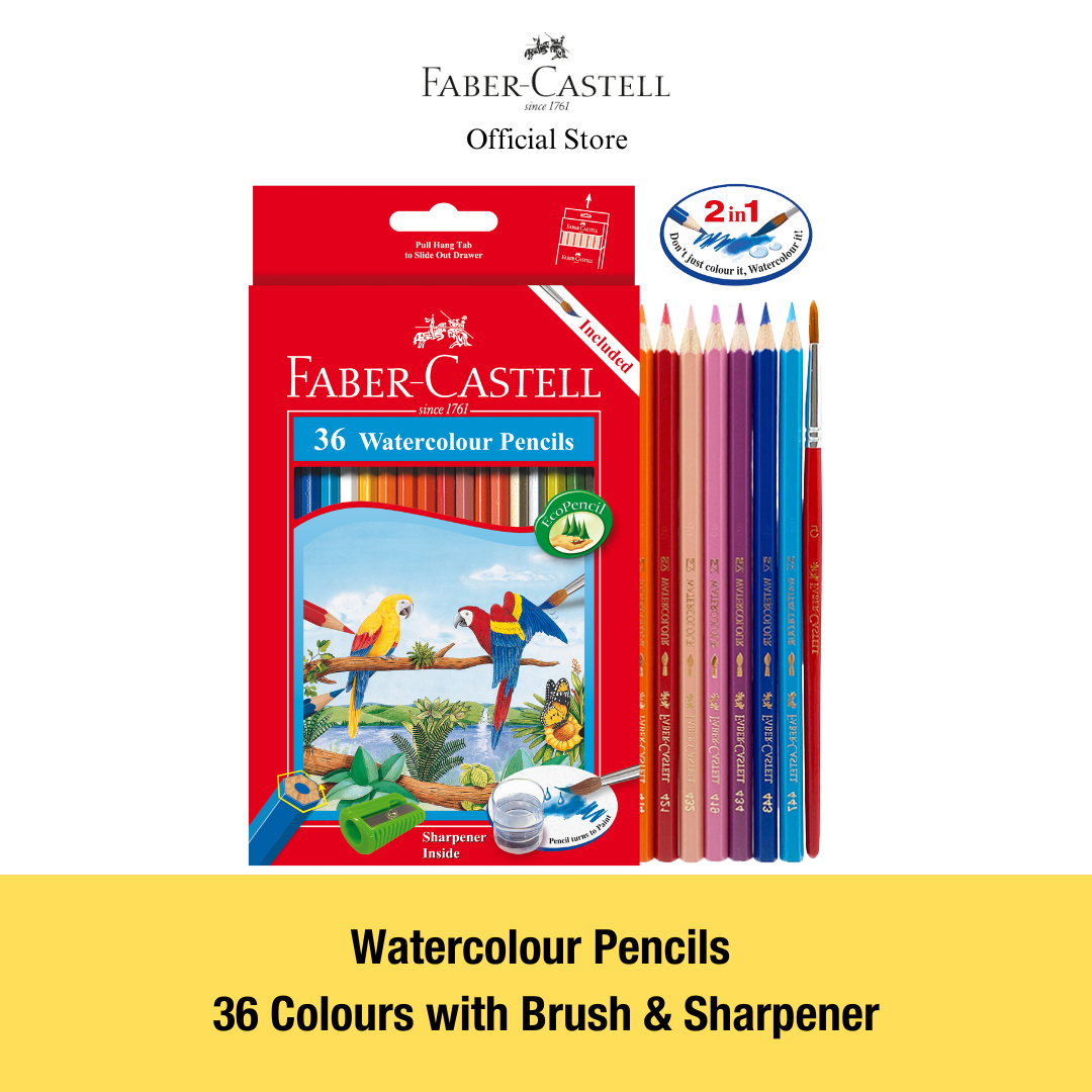 Watercolour Pencils Set in Cardboard Case (FSC)