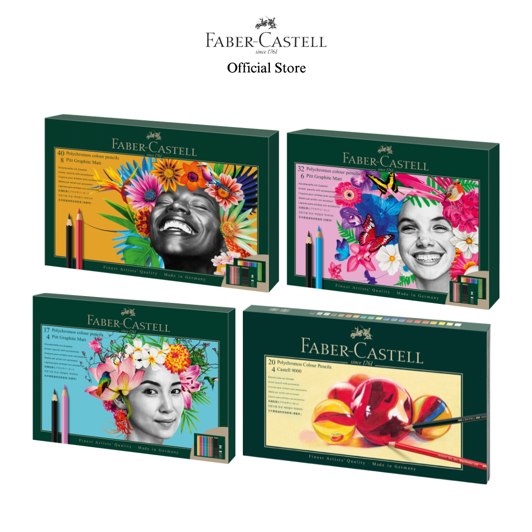 Polychromos and Pitt Graphite Matt Gift Art Set, Gift Set/23/40/50 pieces