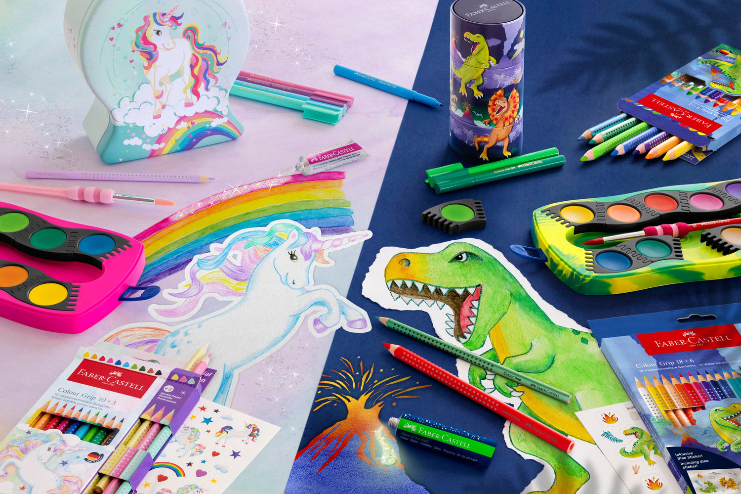 Dino & Unicorn Colour Series