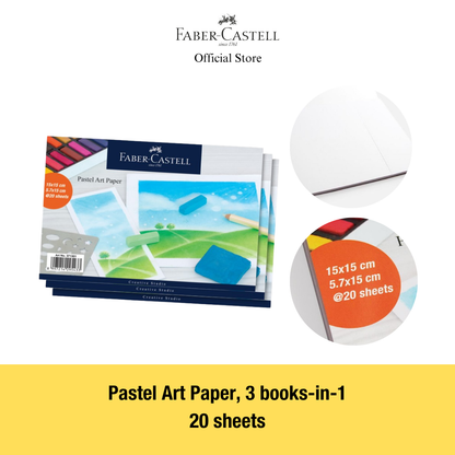 Pastel Art Paper, 3 books-in-1
