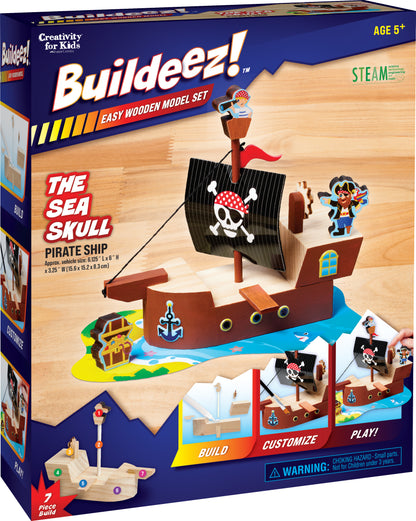 Buildeez !TM Pirate Ship The Sea Skull