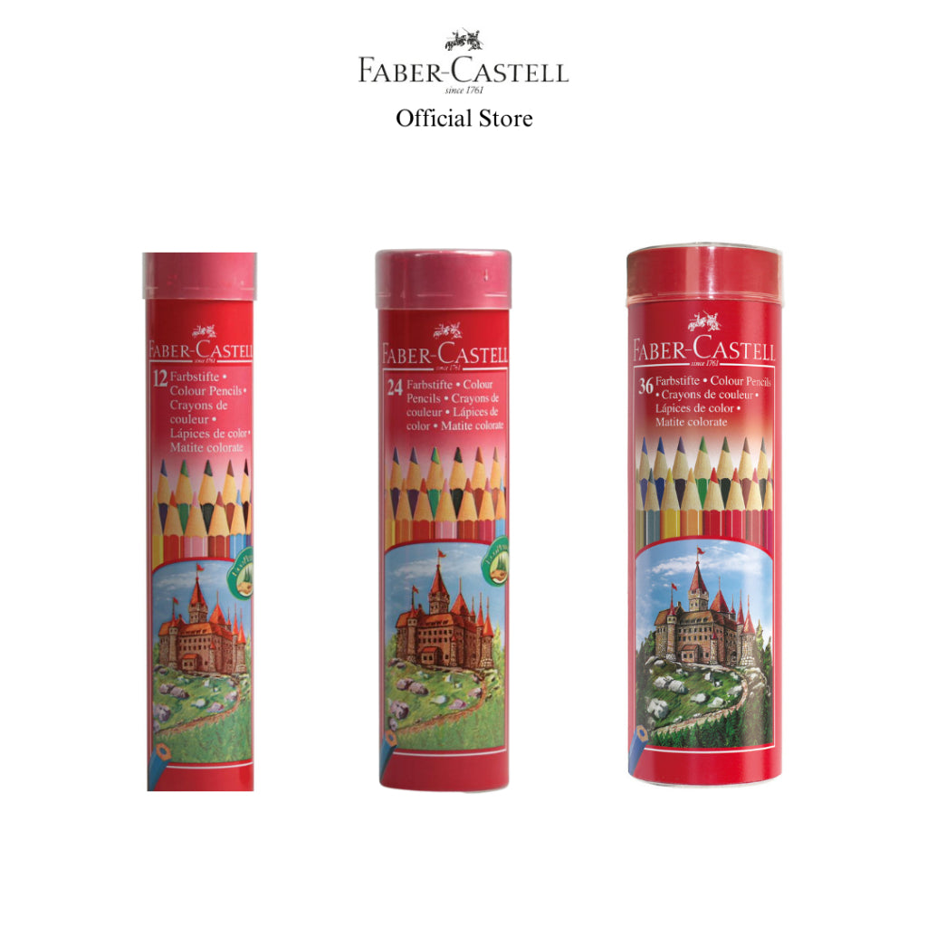Faber-Castell Classic Colour Pencils in Round Tin (FSC)