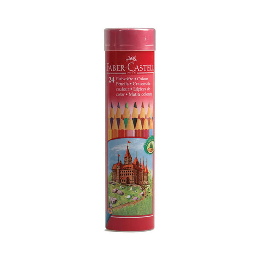 Faber-Castell Classic Colour Pencils in Round Tin (FSC)