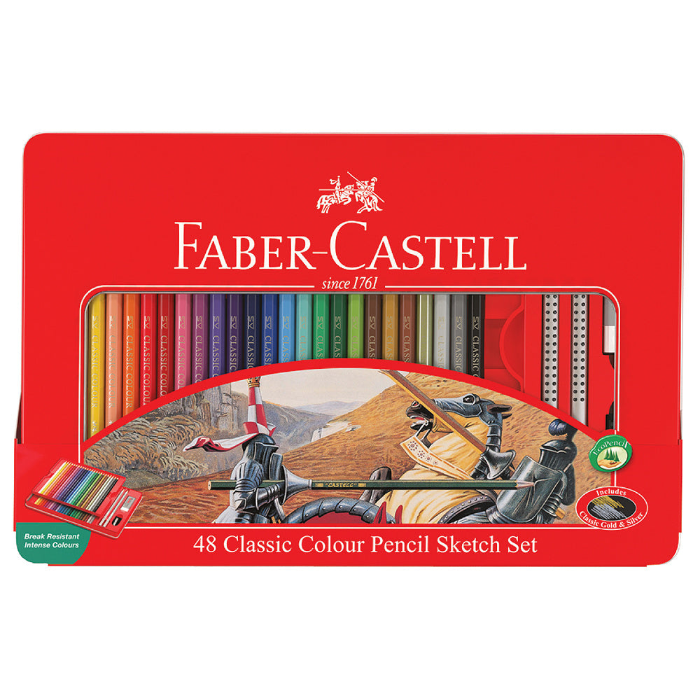 Classic Colour Pencils in Metal Tin, Bundle and Single (FSC)