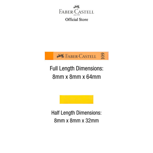 Faber-Castell Creative Studio Soft Pastel Box, Half or Full Length, 12/24/36/48/72-pieces