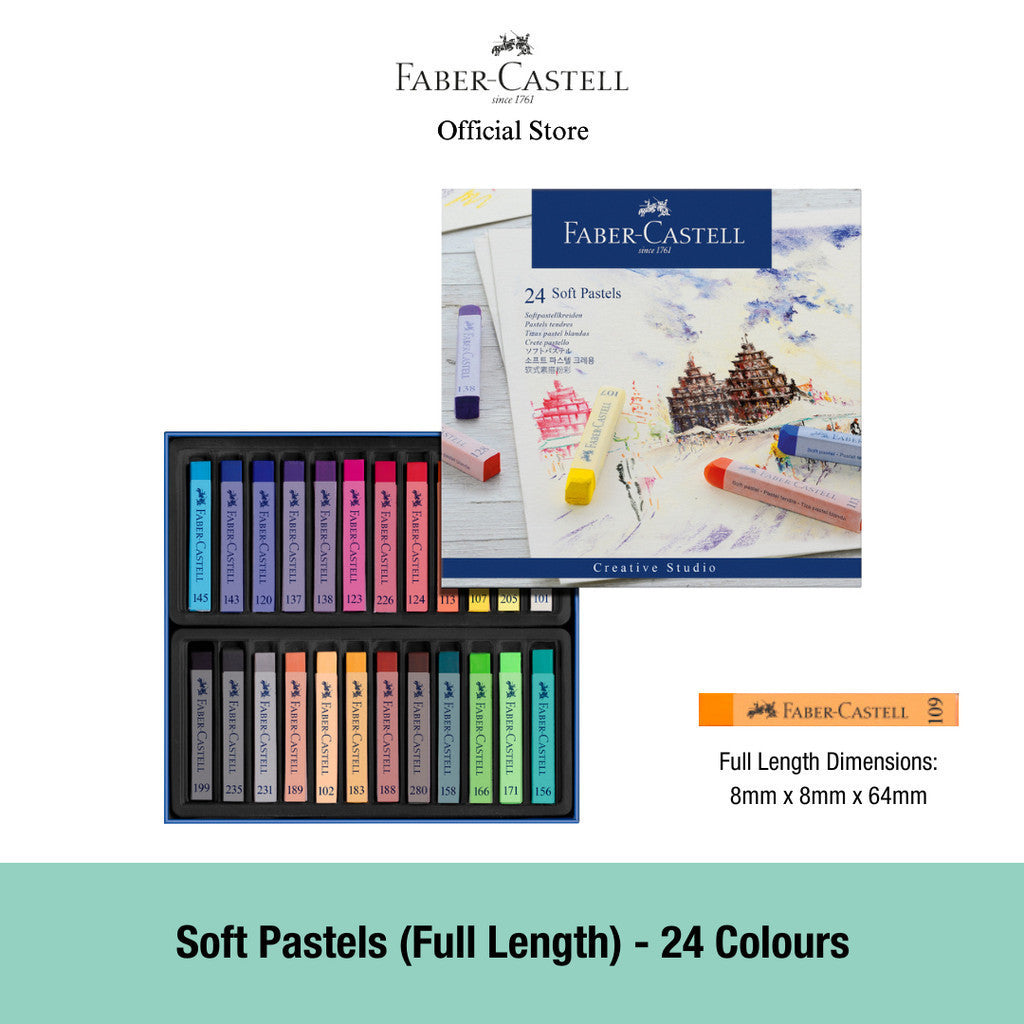 Creative Studio Soft Pastel Box, Half or Full Length, 12/24/36/48/72-pieces