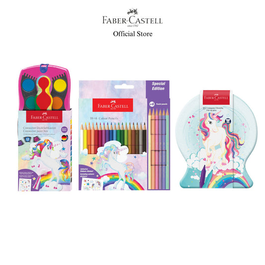 Special Edition Unicorn Series Colour Pencils, Connector Pens Markers & Paint box