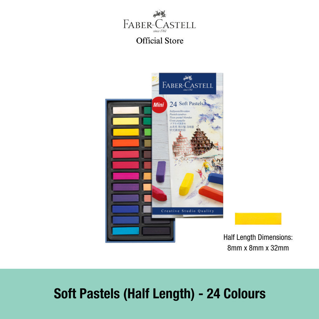 Creative Studio Soft Pastel Box, Half or Full Length, 12/24/36/48/72-pieces
