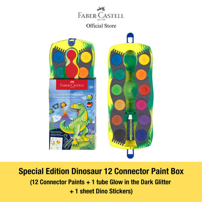 Special Edition Dinosaur Series Colour Pencils, Connector Pens Markers & Paint box