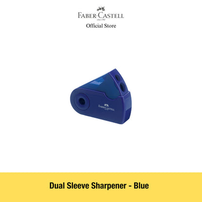 Dual Hole Sleeve Sharpener - Perfect sharpener for standard and jumbo pencils in sleek design