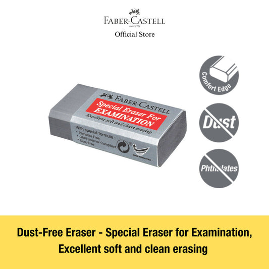 Faber-Castell Dust-Free Eraser, Excellent Clean Erasing