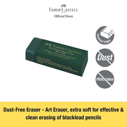 Dust-Free Eraser, Excellent Clean Erasing