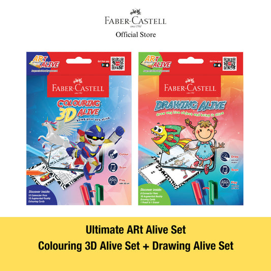 Faber-Castell ARt Alive Sets - Augmented Reailty Drawing & Colouring Sets