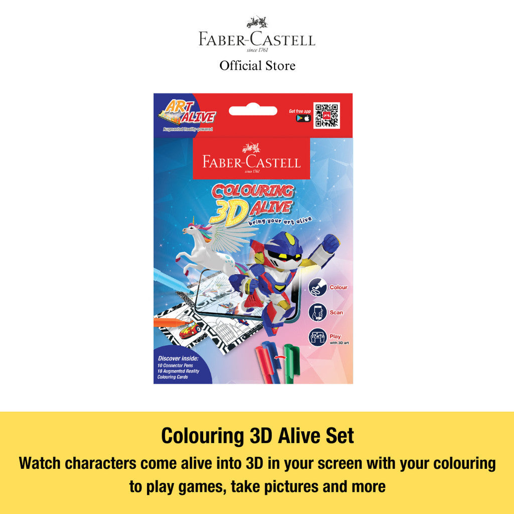 Faber-Castell ARt Alive Sets - Augmented Reailty Drawing & Colouring Sets