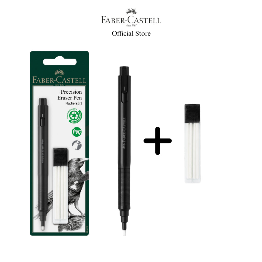 Faber-Castell Precision Eraser Pen with one Tube of Refill Eraser