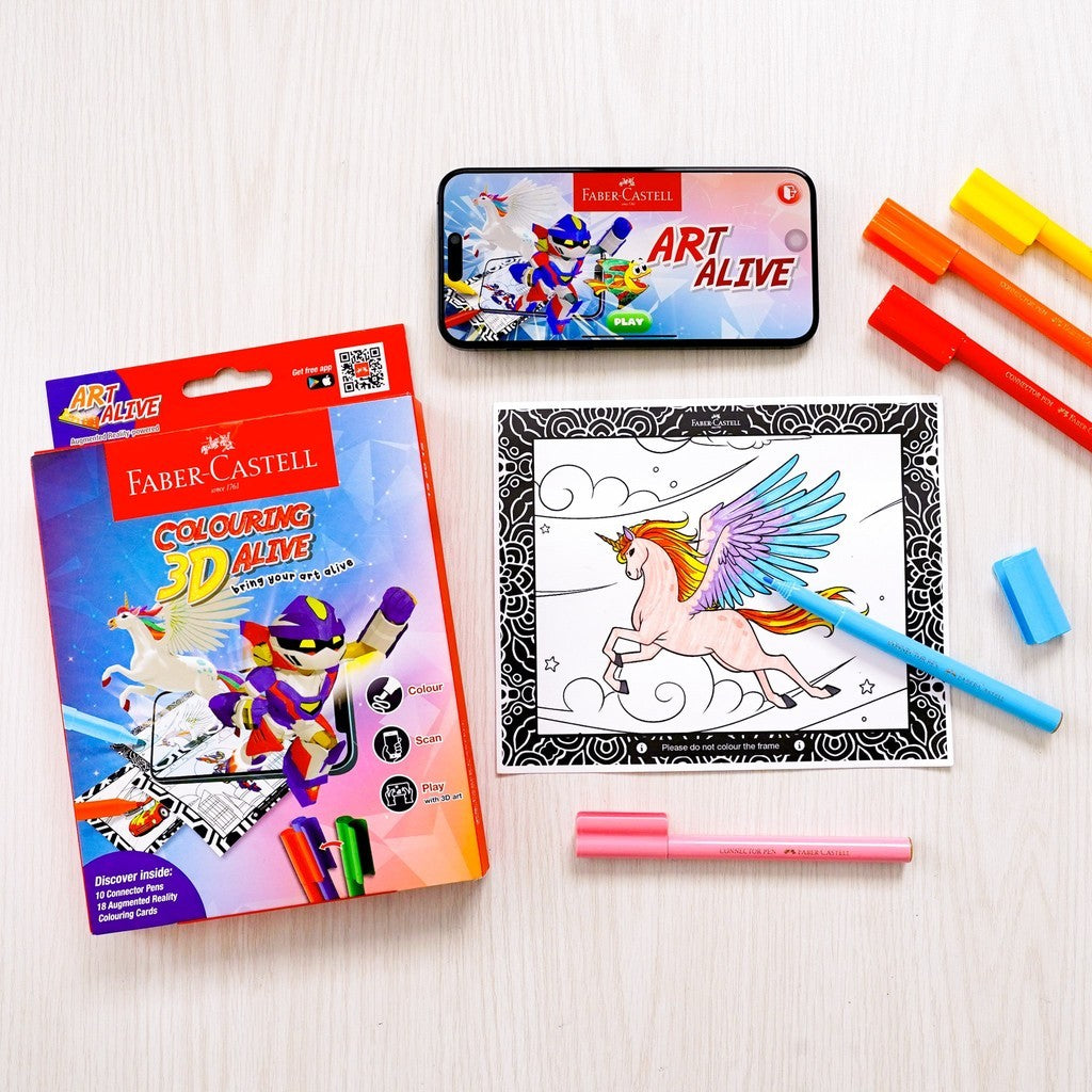 Faber-Castell ARt Alive Sets - Augmented Reailty Drawing & Colouring Sets