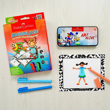 Faber-Castell ARt Alive Sets - Augmented Reailty Drawing & Colouring Sets