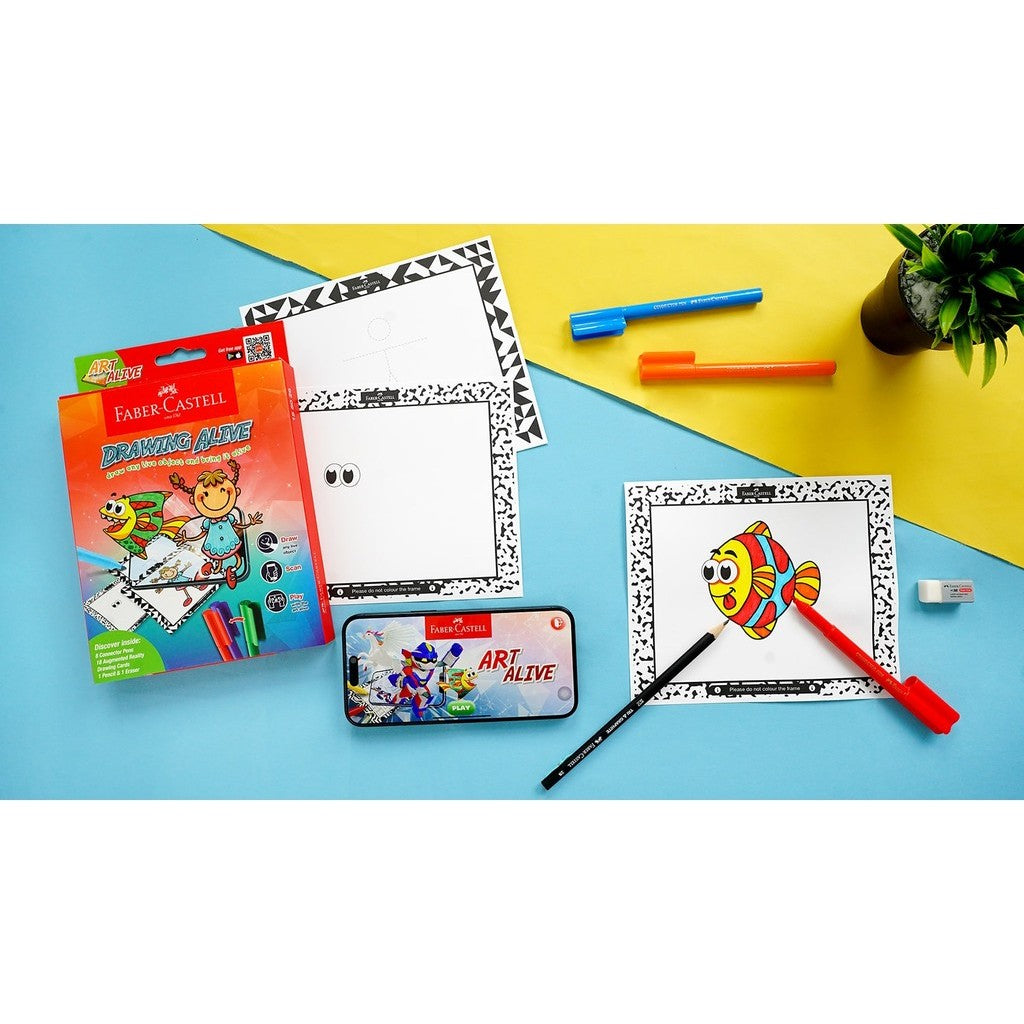 Faber-Castell ARt Alive Sets - Augmented Reailty Drawing & Colouring Sets