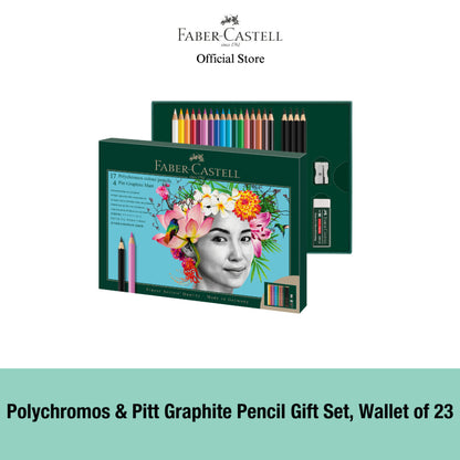 Polychromos and Pitt Graphite Matt Gift Art Set, Gift Set/23/40/50 pieces