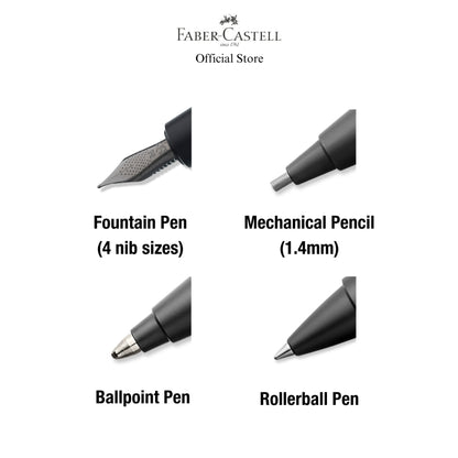 E-motion Twist Pencil, Ballpoint Pen, Rollerball Pen, Fountain Pen - Assorted Colours, with Gift Box