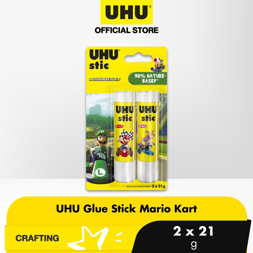 Glue Stick in Blistercard, Mario Design 21g x 2