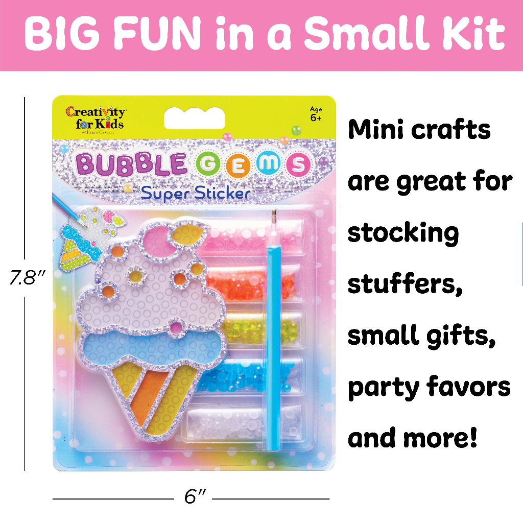 Bubble Gems Super Sticker Ice Cream