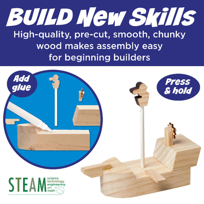 Buildeez !TM Pirate Ship The Sea Skull