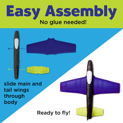Stunt Squadron Glow In The Dark Foam Fliers