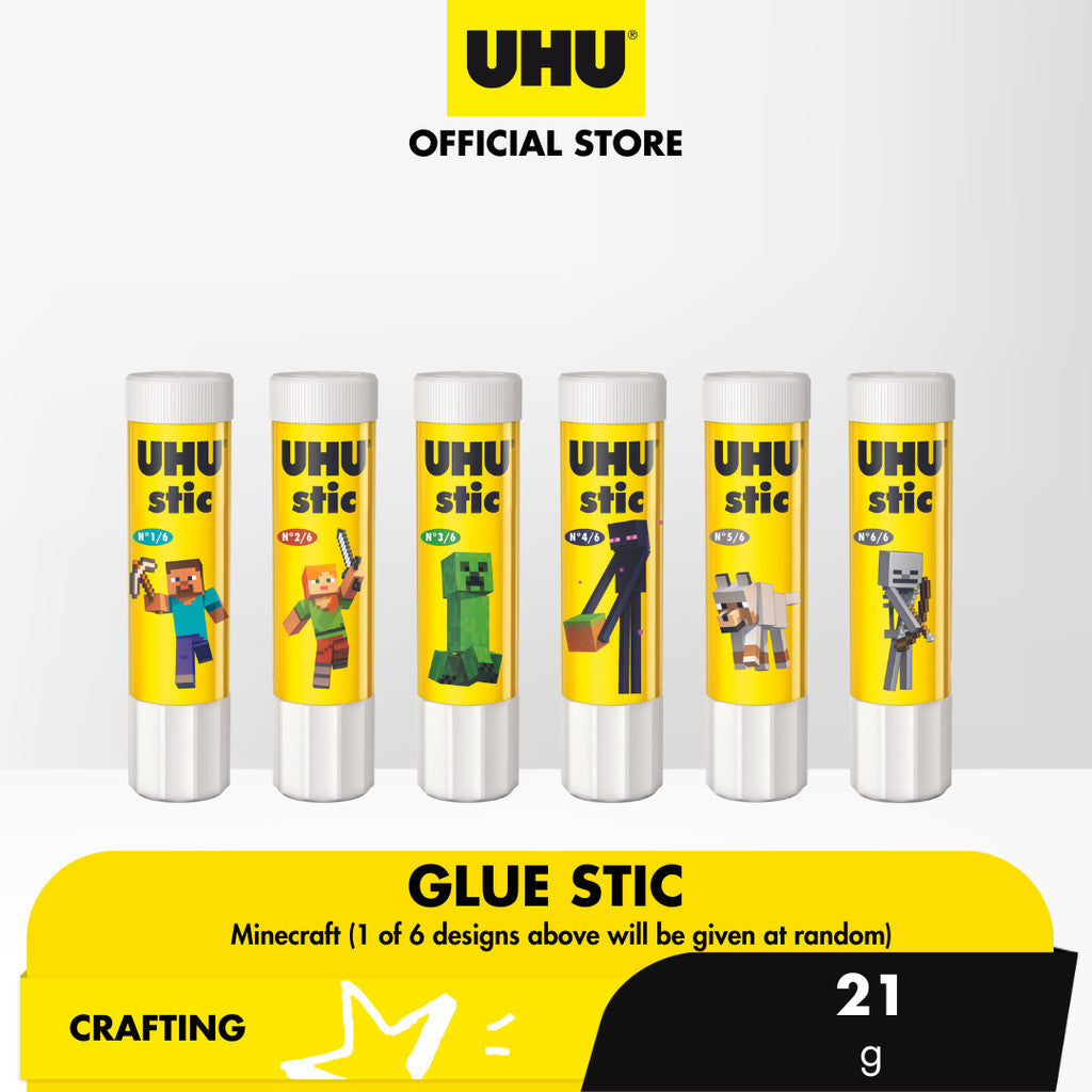 UHU Stic Glue Stick (Assorted Designs), 21g